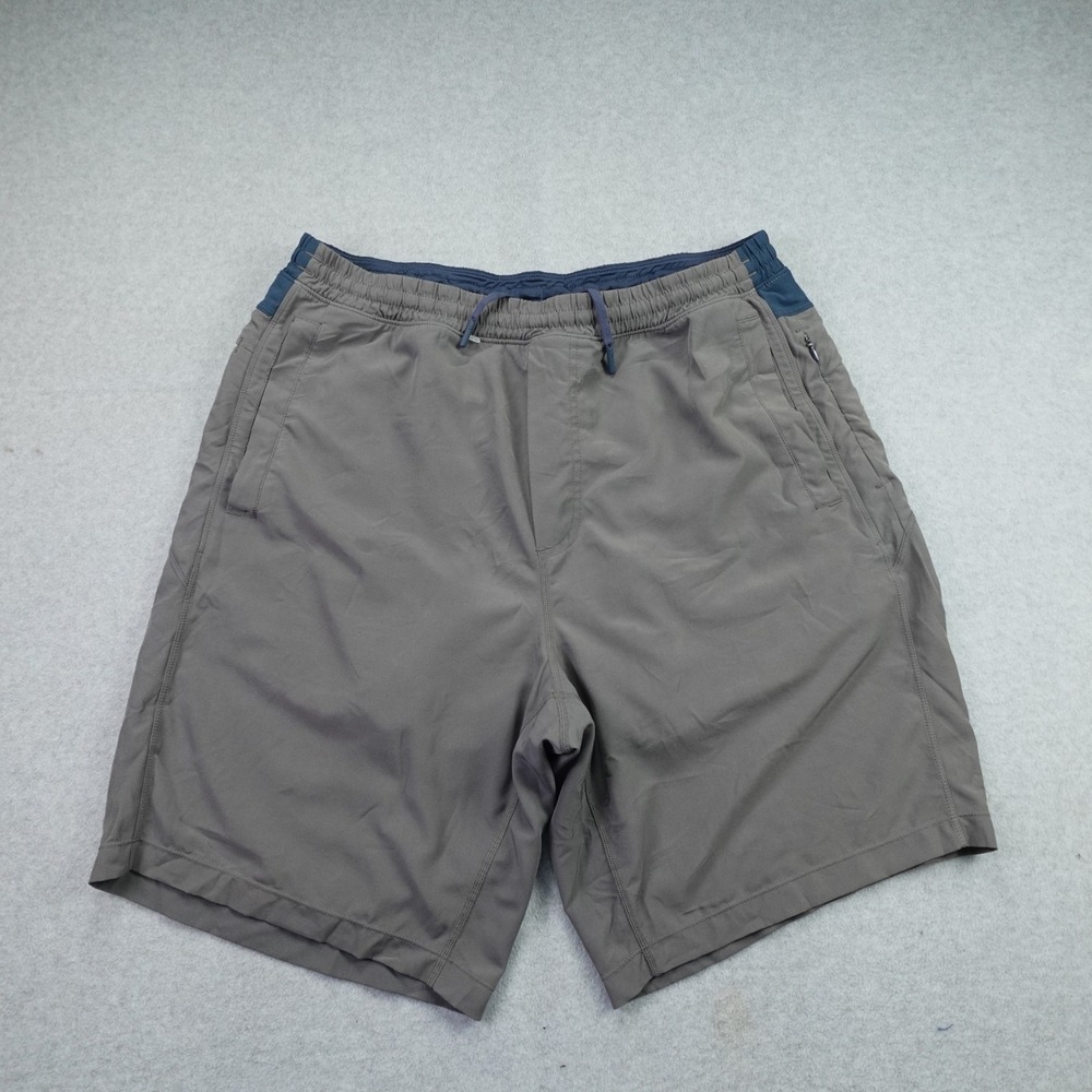 Birddogs Shorts Mens XL Long Gray Boomstick Athletic Lined Activewear Gym